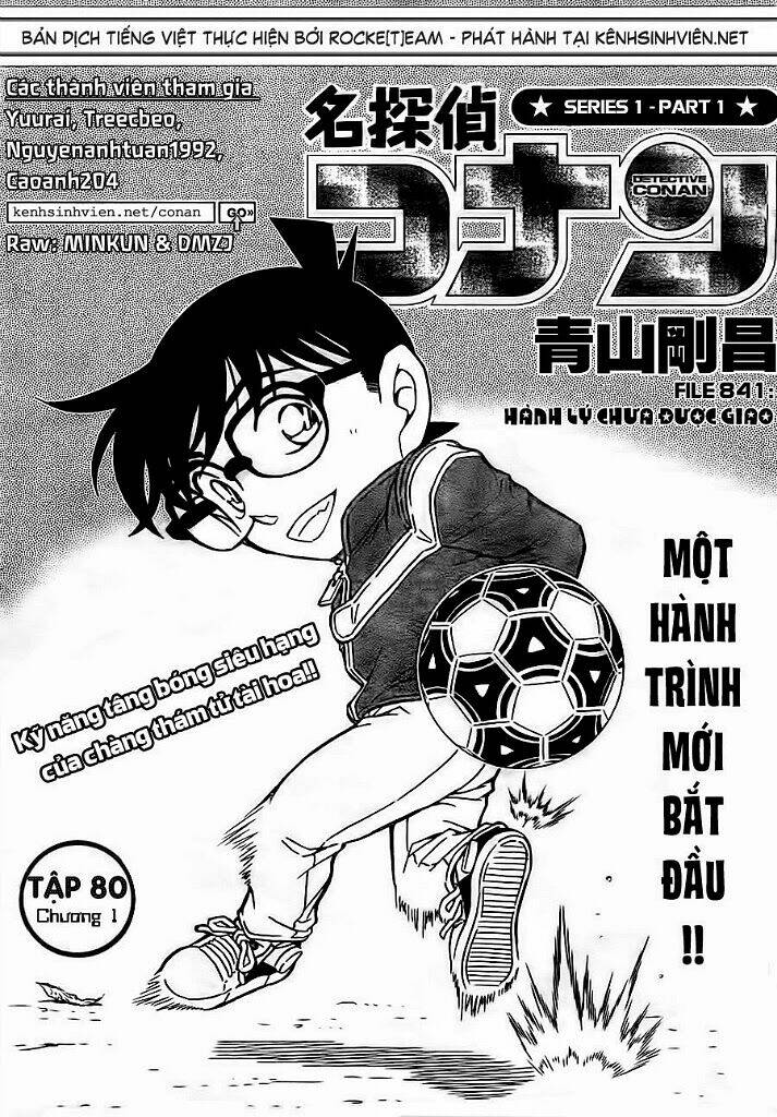 thám tử conan chapter 841 - Next chapter 842