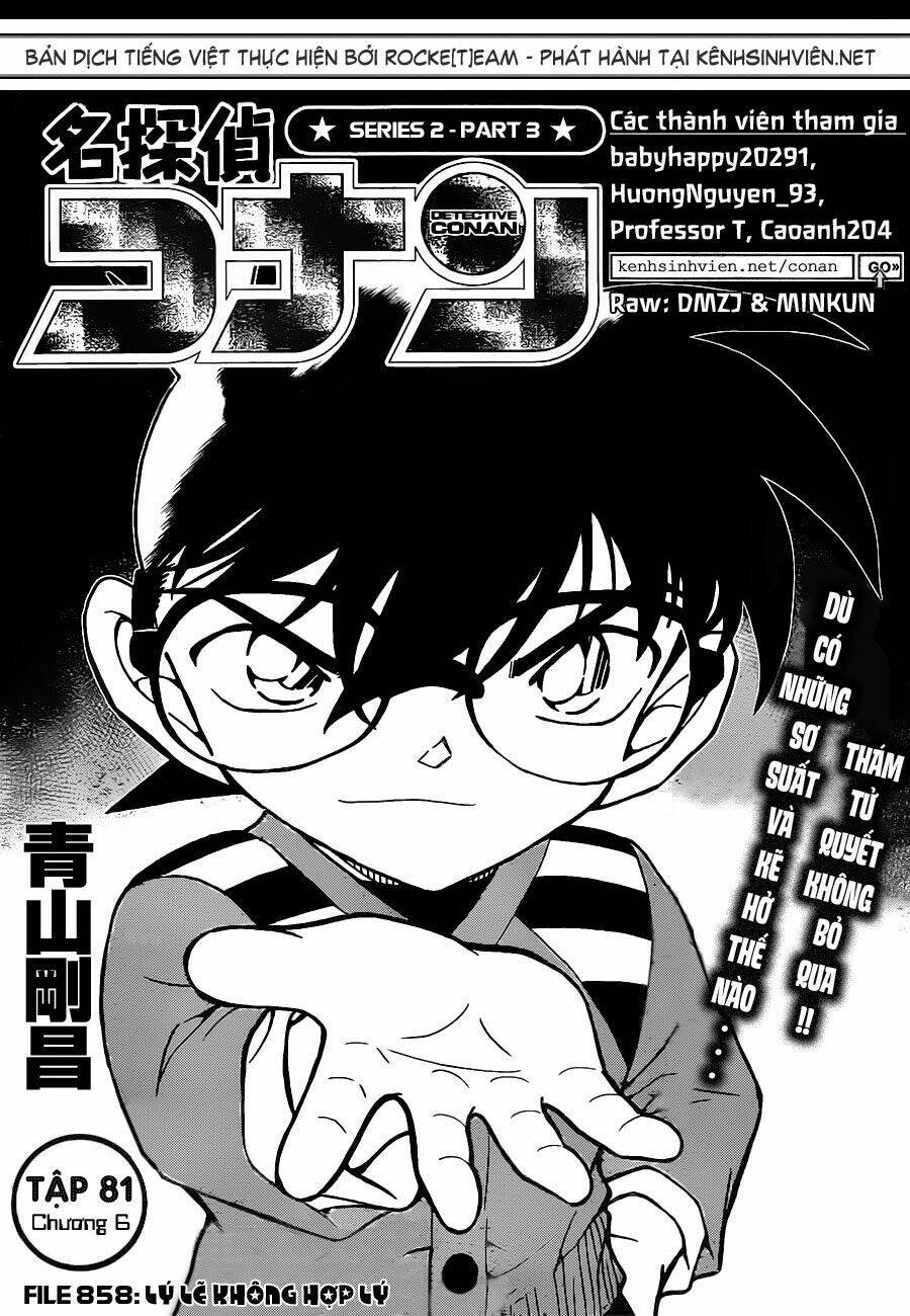 thám tử conan chapter 858 - Trang 2