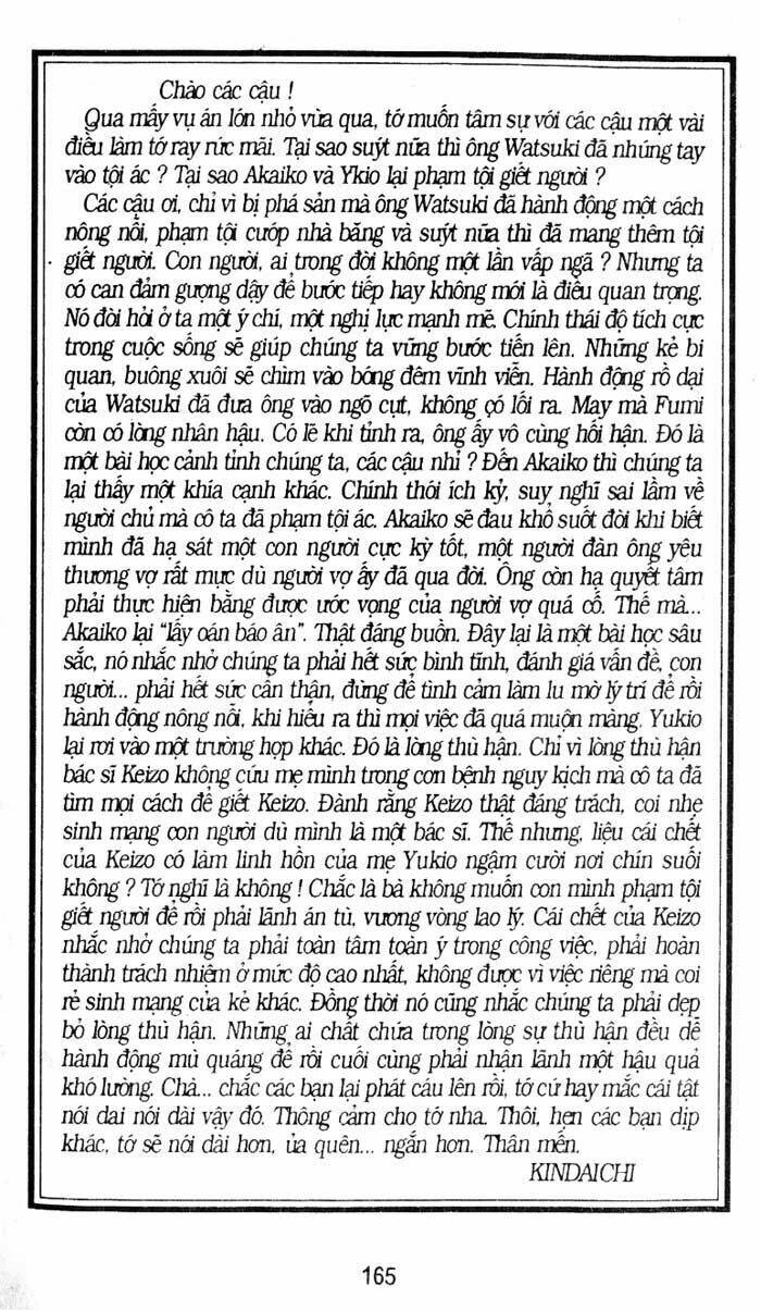 Thám Tử Kindaichi Chapter 100 - Trang 2