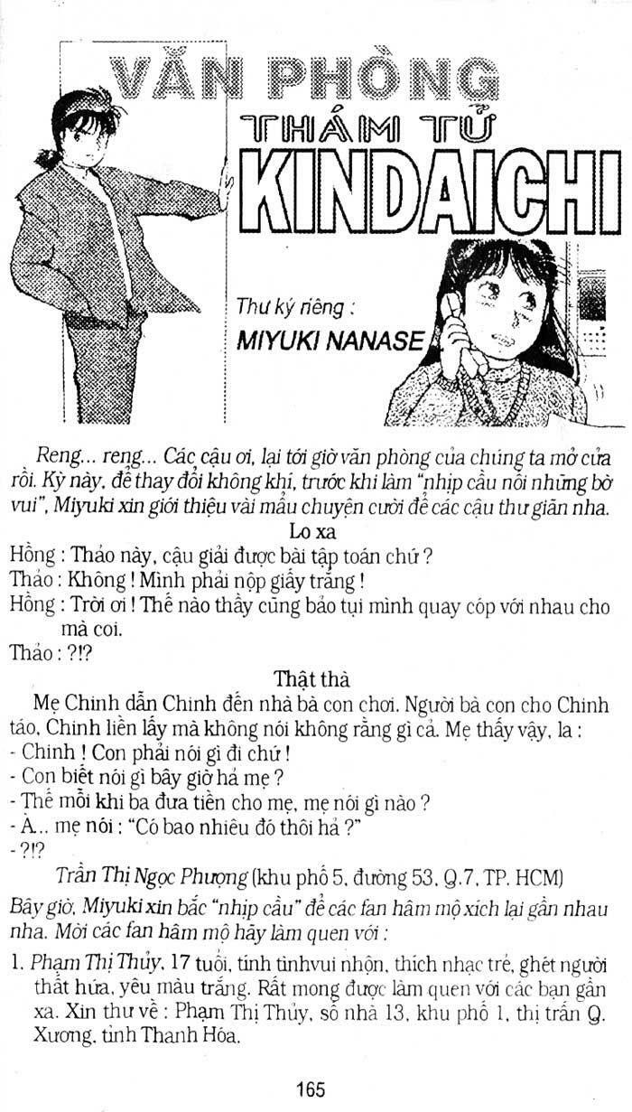 Thám Tử Kindaichi Chapter 160 - Trang 2