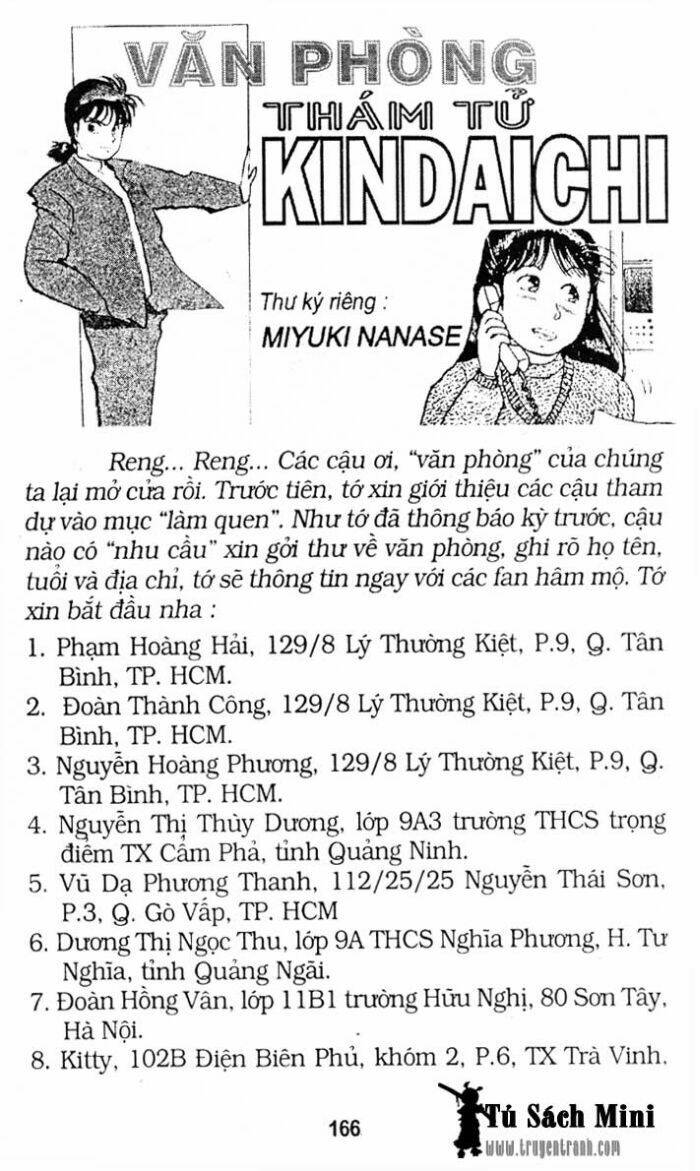 Thám Tử Kindaichi Chapter 92 - Next Chapter 93