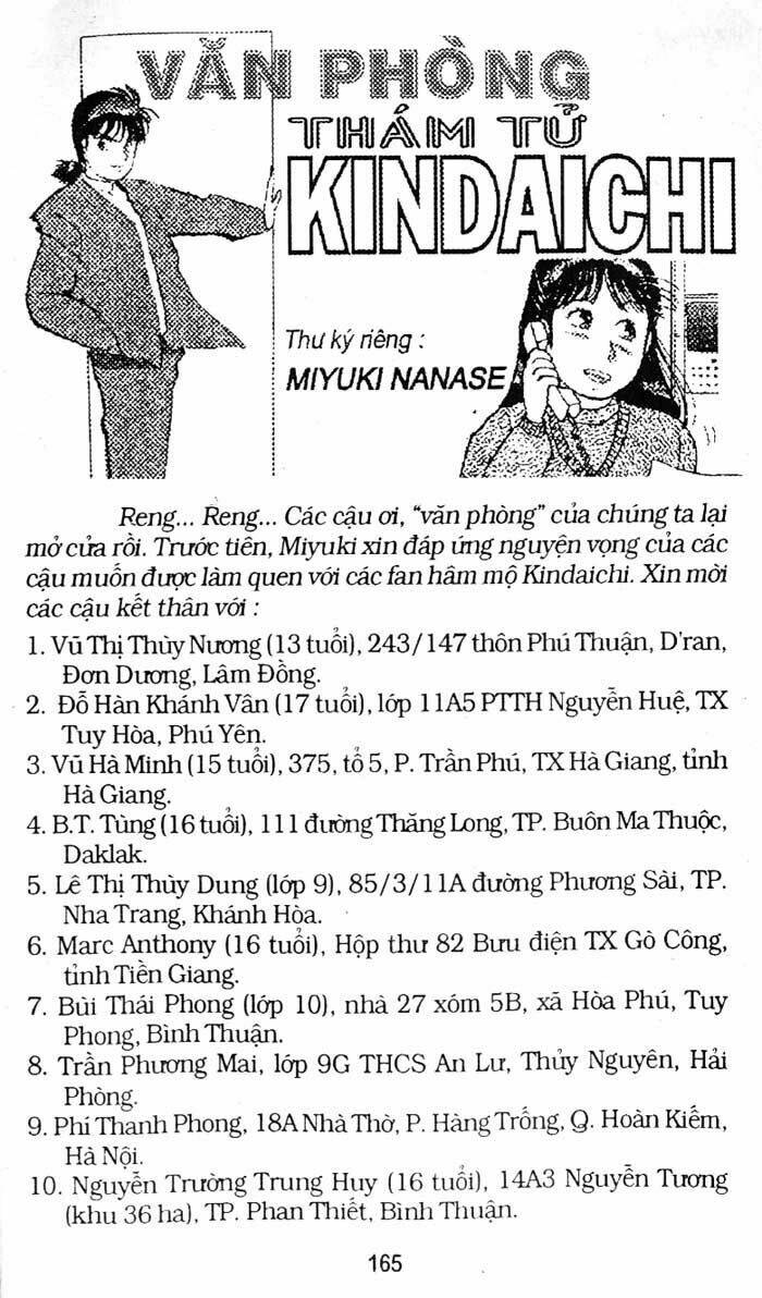 Thám Tử Kindaichi Chapter 96 - Next Chapter 97