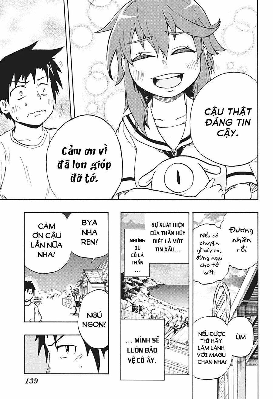 thần hủy diệt: magu-chan chapter 2: - ren và cuốn kỷ yếu - Trang 2