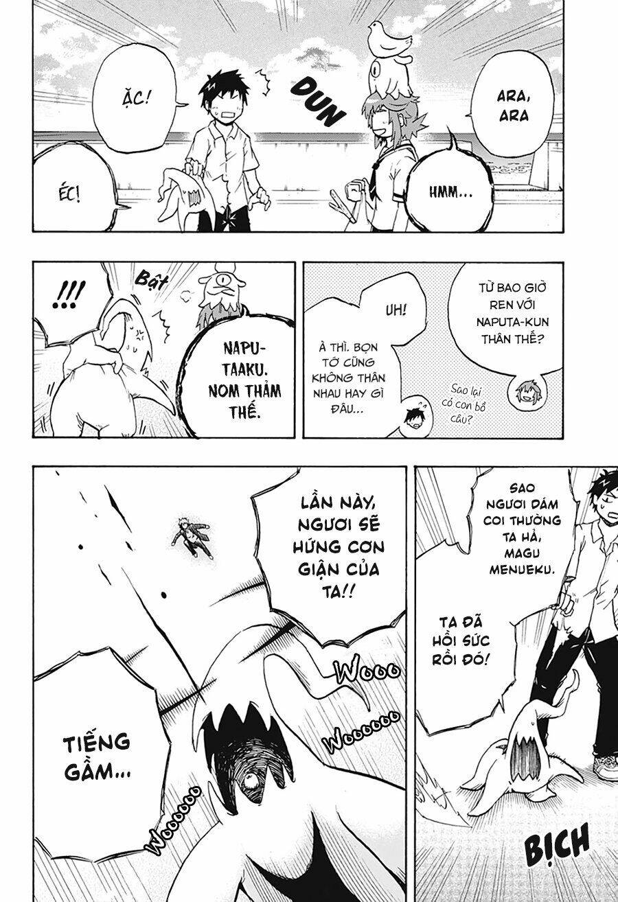 thần hủy diệt: magu-chan chapter 7: - thánh hiệp sĩ kisaragi izuma - Trang 2