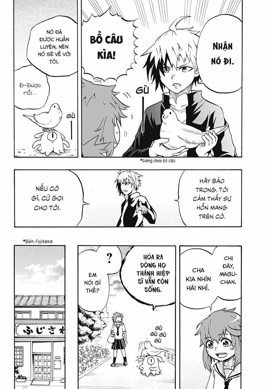 thần hủy diệt: magu-chan chapter 7: - thánh hiệp sĩ kisaragi izuma - Trang 2