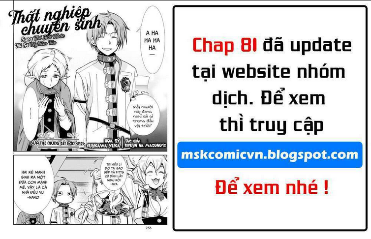 Thất Nghiệp Chuyển Sinh – Làm Lại Hết Sức Chapter 80.5 - Next Chapter 81