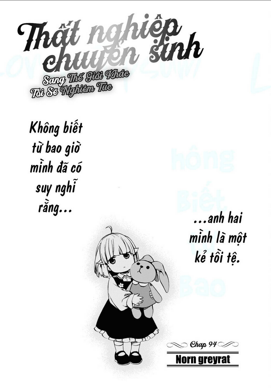 Thất Nghiệp Chuyển Sinh – Làm Lại Hết Sức Chapter 94 - Next Chapter 95