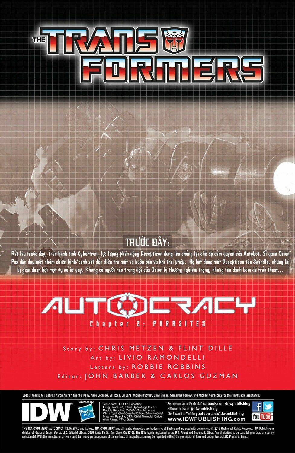 The Tranformers - Autocracy Chapter 2 - Trang 2