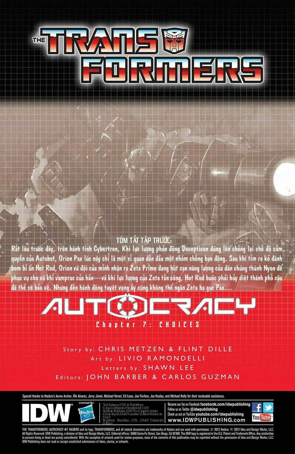 The Transformers: Autocracy Chapter 7 - Trang 2