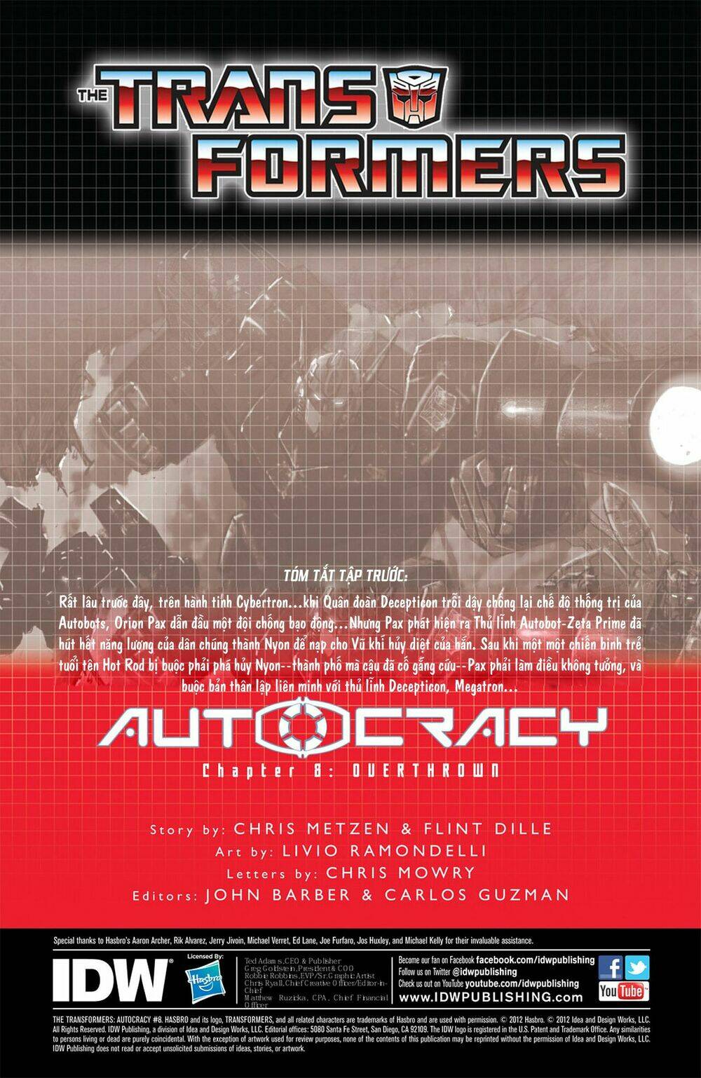 The Transformers: Autocracy Chapter 8 - Next Chapter 9