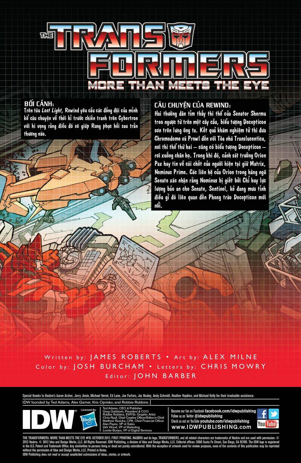 The Transformers: More Than Meets The Eye Chapter 10 - Trang 2