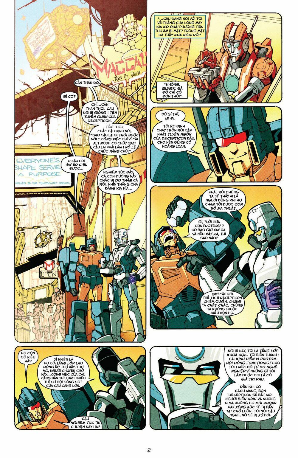 The Transformers: More Than Meets The Eye Chapter 9 - Trang 2