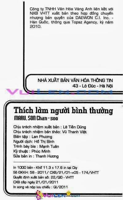 Thích Làm Người Bình Thường Chapter 3 - Next Chapter 4