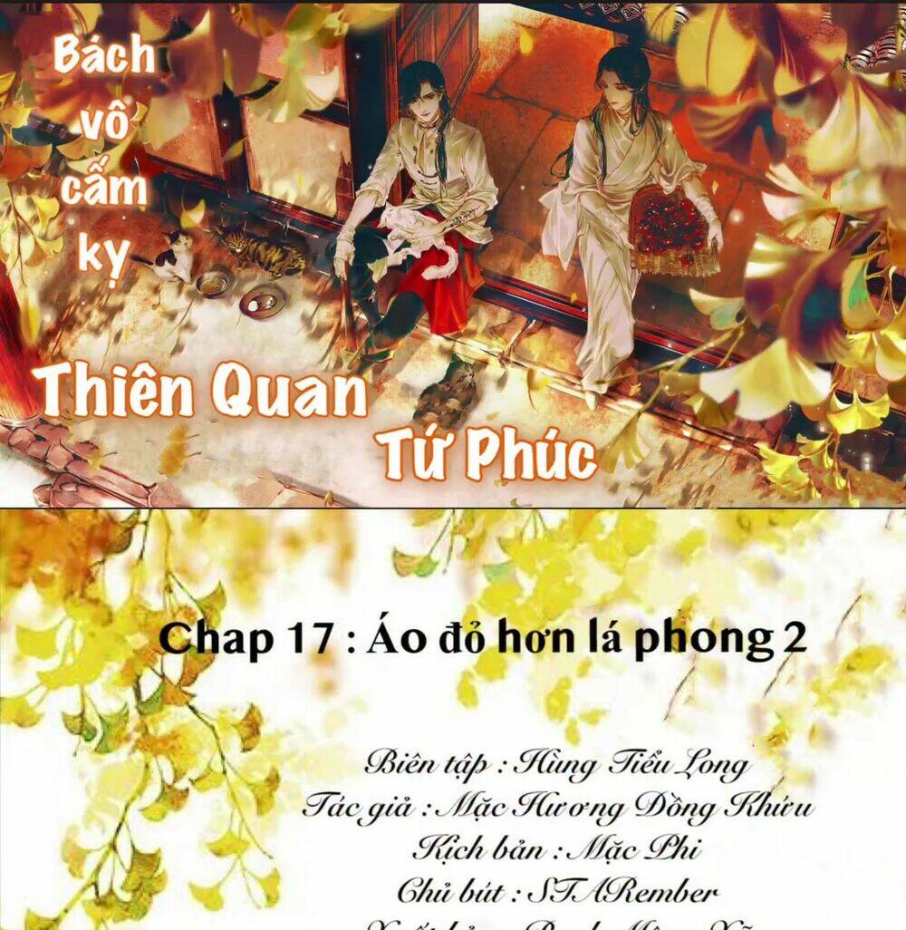 Thiên Quan Tứ Phúc Chapter 17 - Trang 2