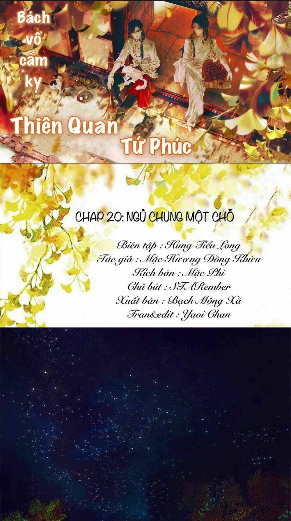 Thiên Quan Tứ Phúc Chapter 20 - Trang 2