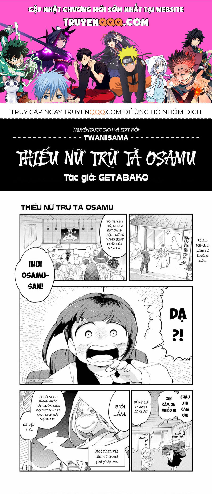 thiếu nữ trừ tà osamu chapter 26 - Trang 2