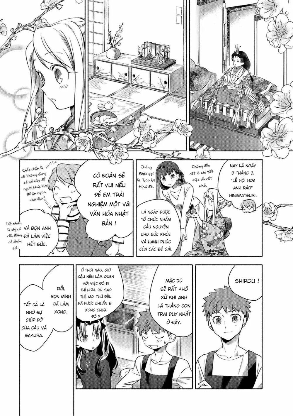 thực đơn hôm nay cho gia đình emiya chapter 3 - Trang 2