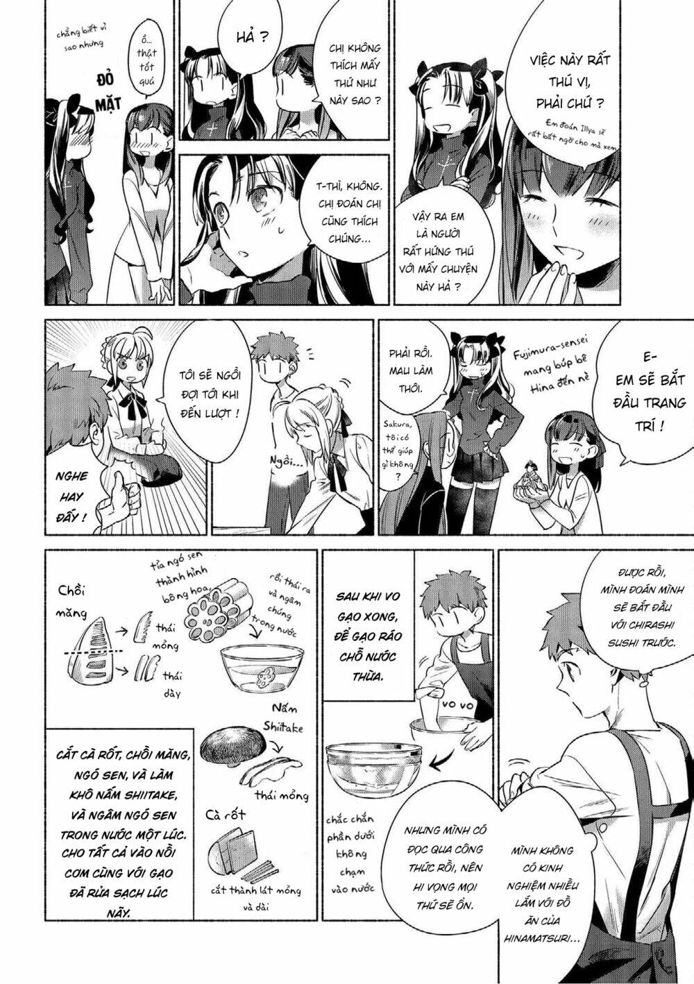 thực đơn hôm nay cho gia đình emiya chapter 3 - Trang 2