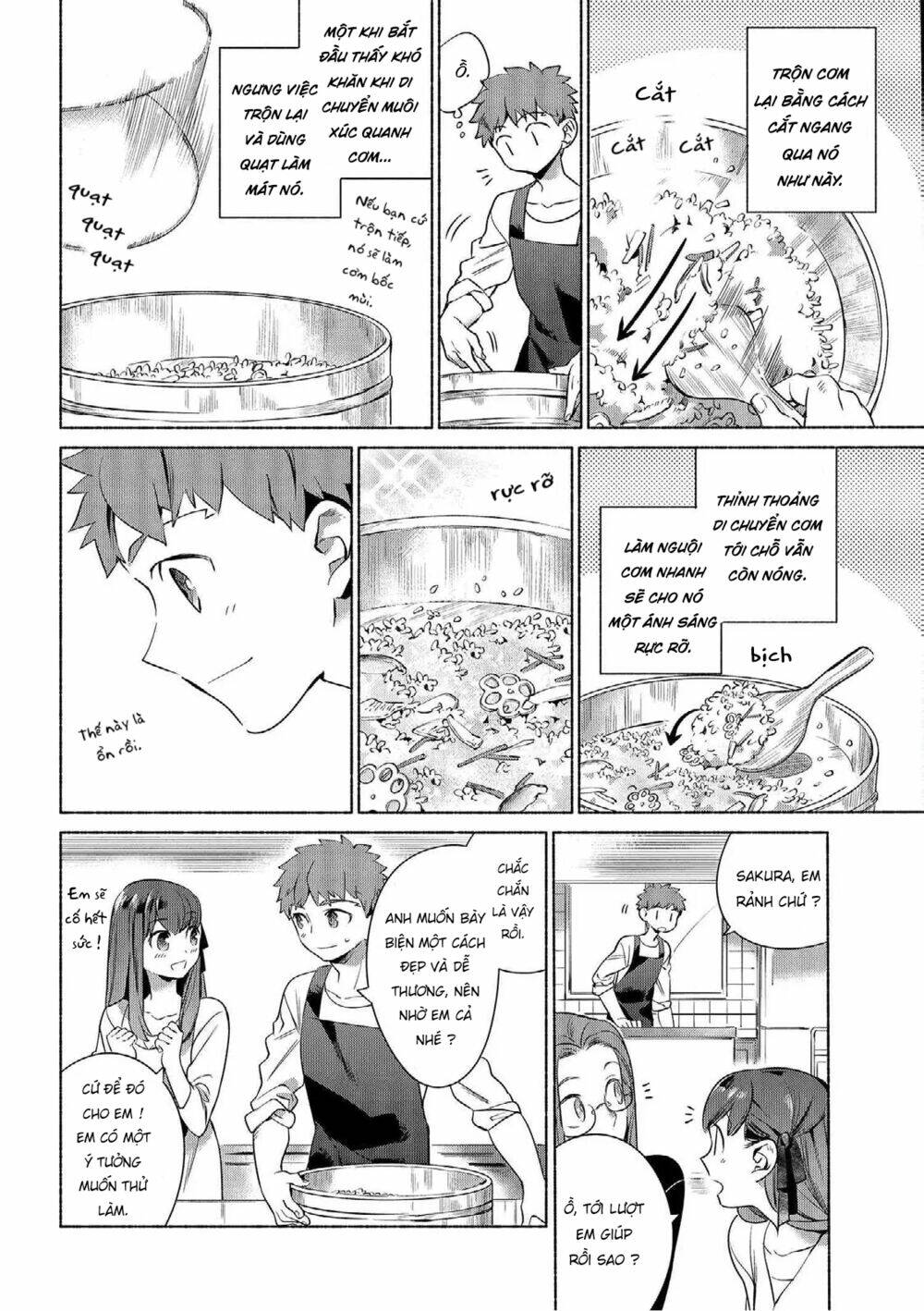 thực đơn hôm nay cho gia đình emiya chapter 3 - Trang 2