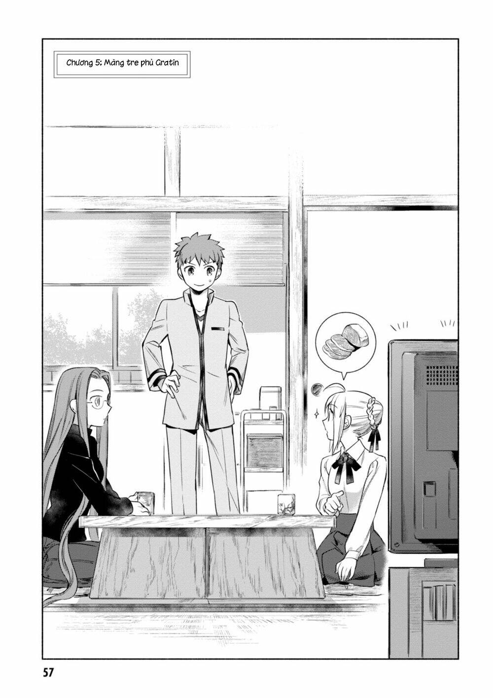 thực đơn hôm nay cho gia đình emiya chapter 5 - Trang 2