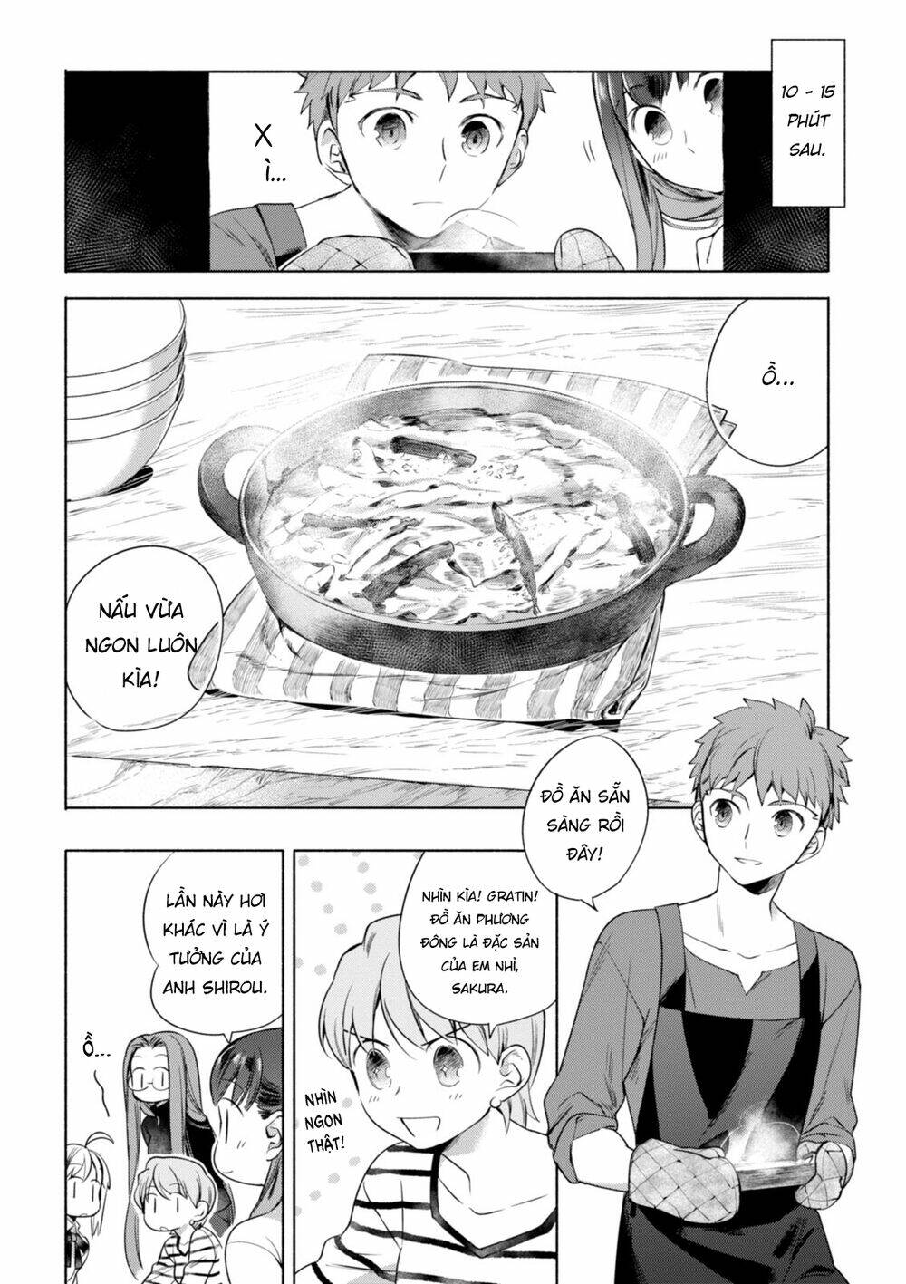 thực đơn hôm nay cho gia đình emiya chapter 5 - Trang 2