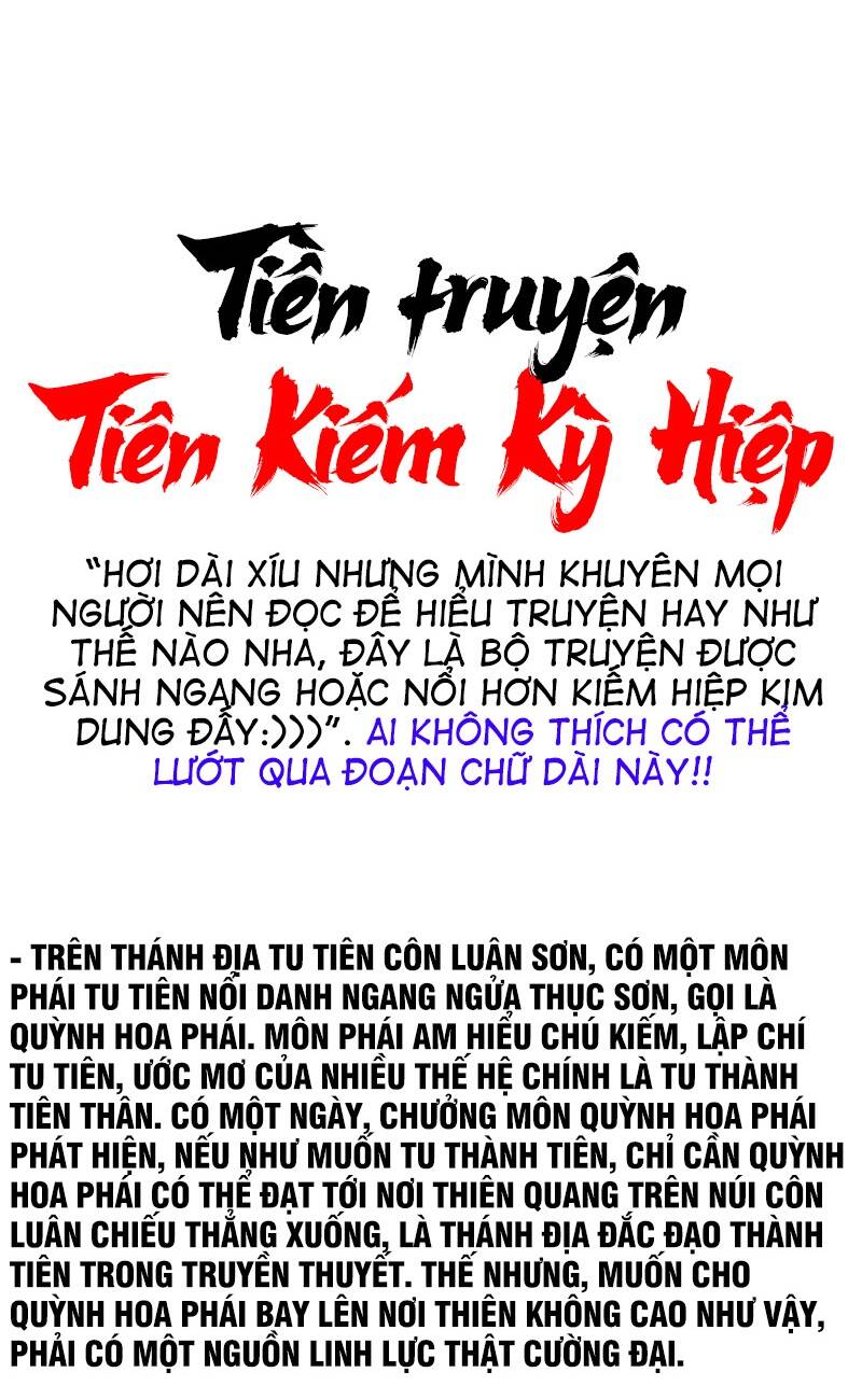 tiên kiếm kỳ hiệp truyện tứ Chapter 1 - Trang 2