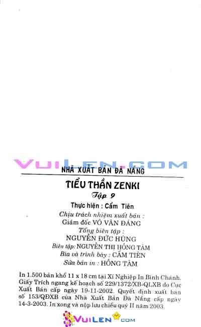 tiểu thần zenki chương 9 - Next chương 10