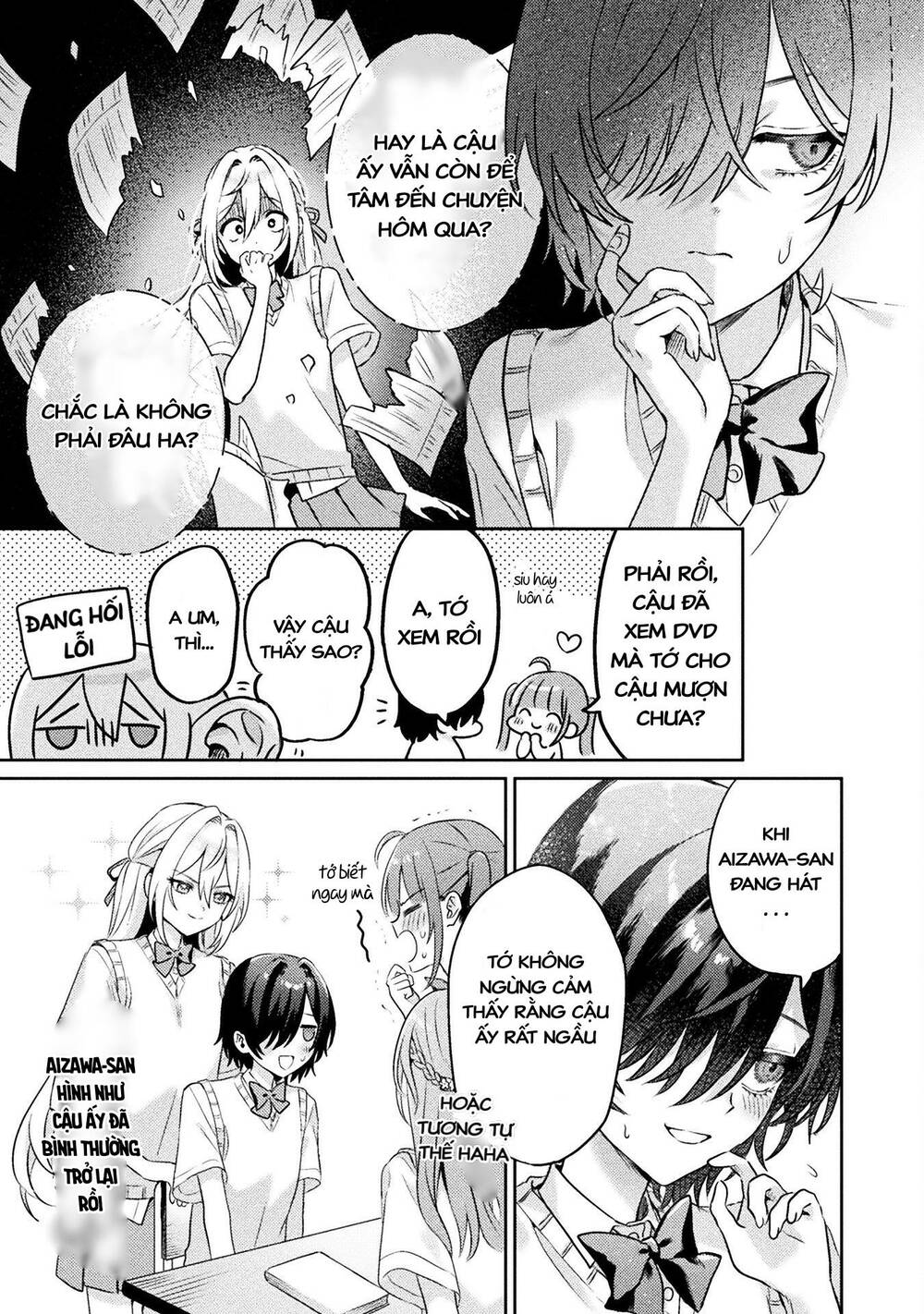 tớ thấy cậu được đó, aizawa-san Chapter 6 - Trang 2