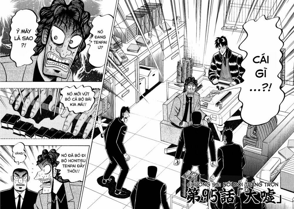 tobaku datenroku kaiji chapter 95: nói dối trắng trợn - Next chapter 96: vong hồn