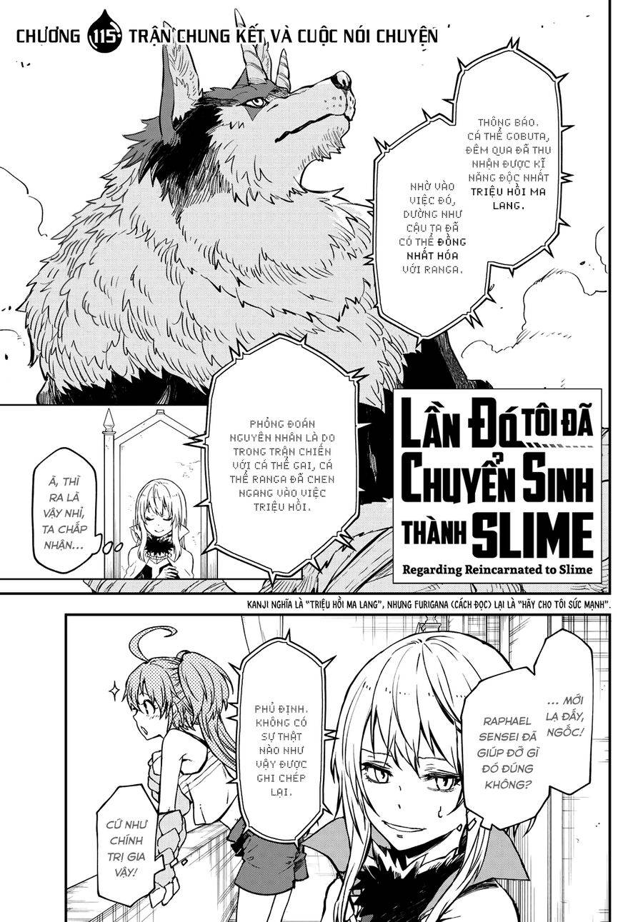 tôi đã chuyển sinh thành slime chapter 115 - Trang 2