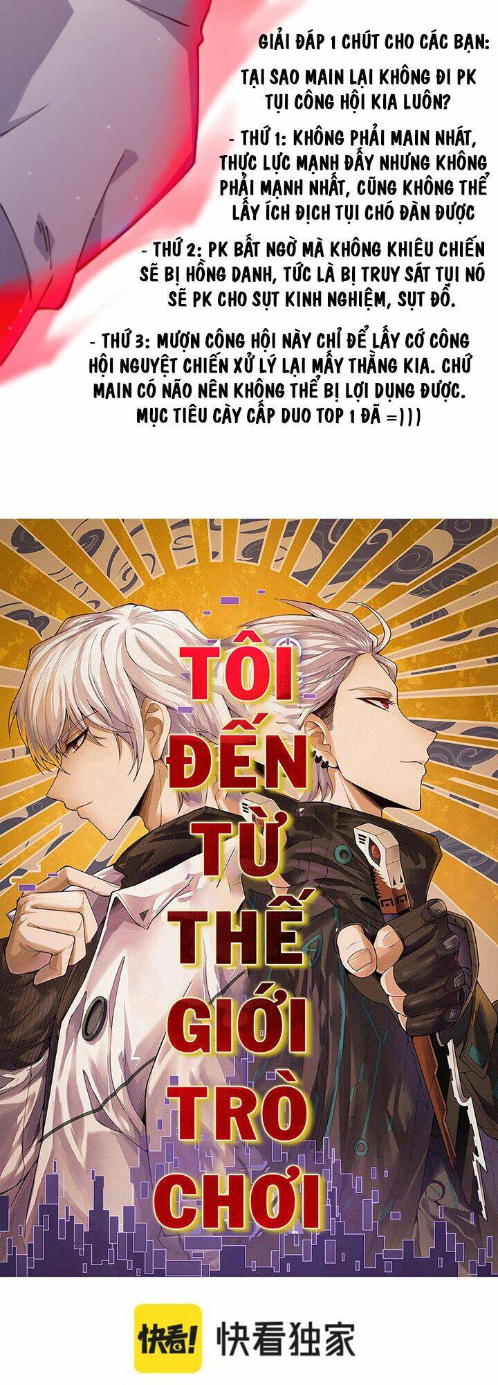 tôi đến từ thế giới trò chơi chapter 19 - Next chapter 20: raw