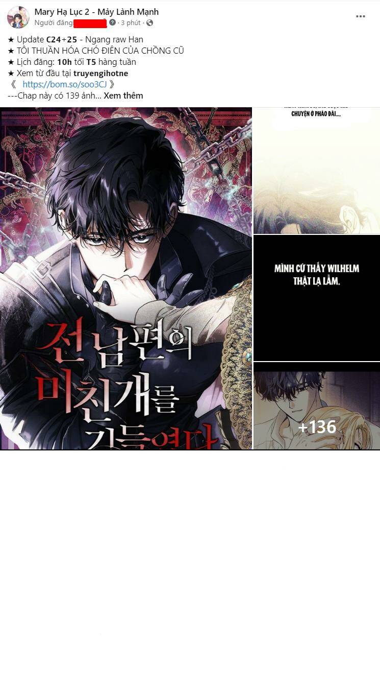 tôi thuần hóa chó điên của chồng cũ chapter 24.2 - Next Chap 25