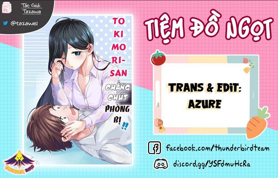 tokimori-san chẳng chút phòng bị!! chapter 4: tokimori-san và giặt giũ - Next chapter 5: tokimori-san và phim ảnh