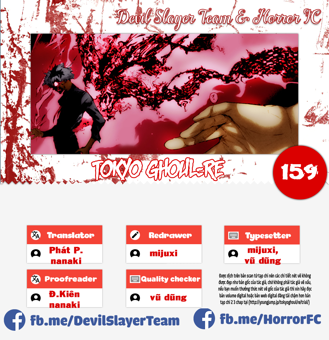 tokyo ghoul:re chương 159 - Next chương 160