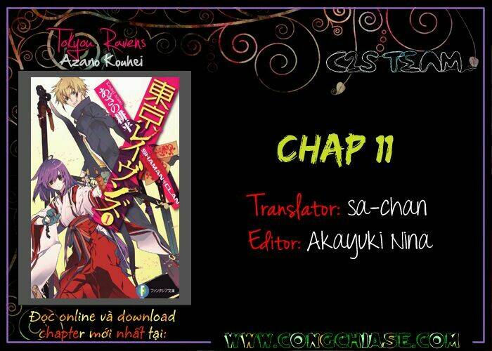 Tokyo Ravens Chapter 11 - Trang 2