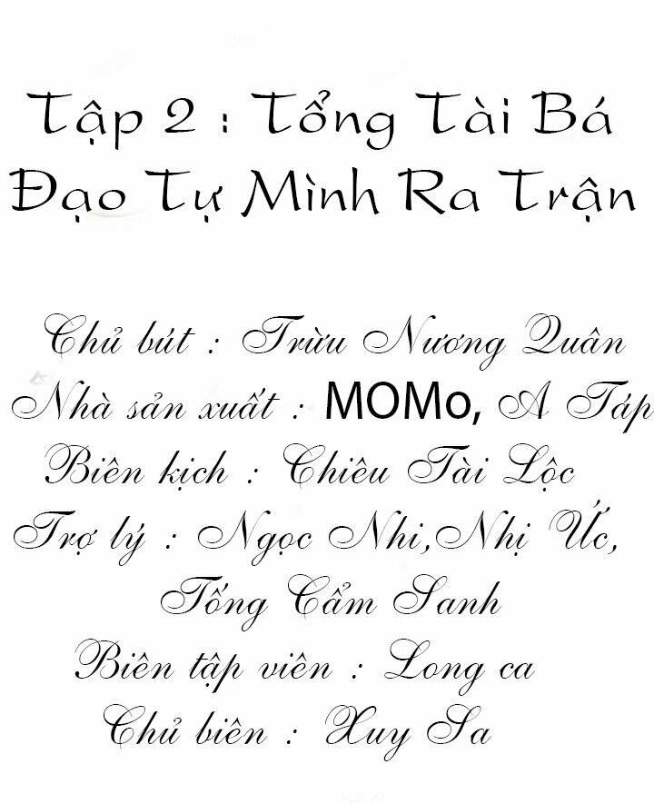 tổng tài xấu xa, đừng hòng thoát chapter 2 - Trang 2