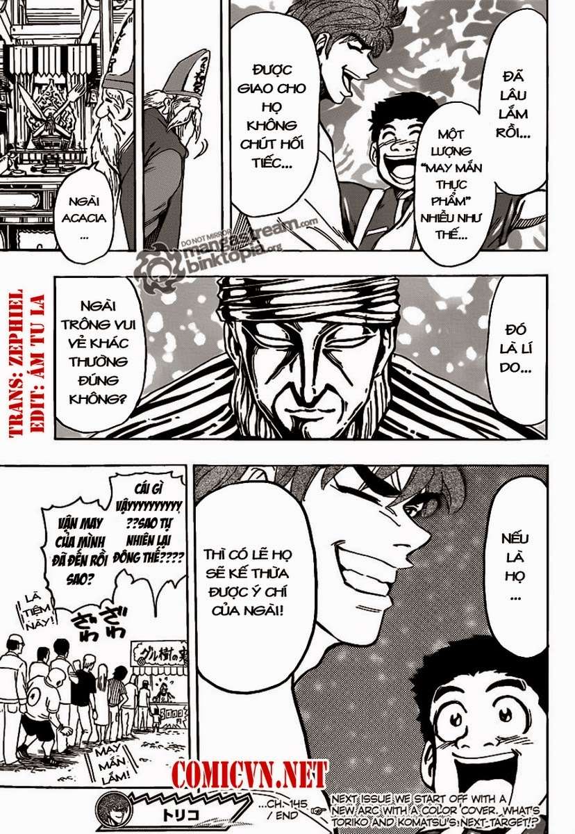 Toriko - Thợ Săn Ẩm Thực Chapter 145 - Next Chapter 146