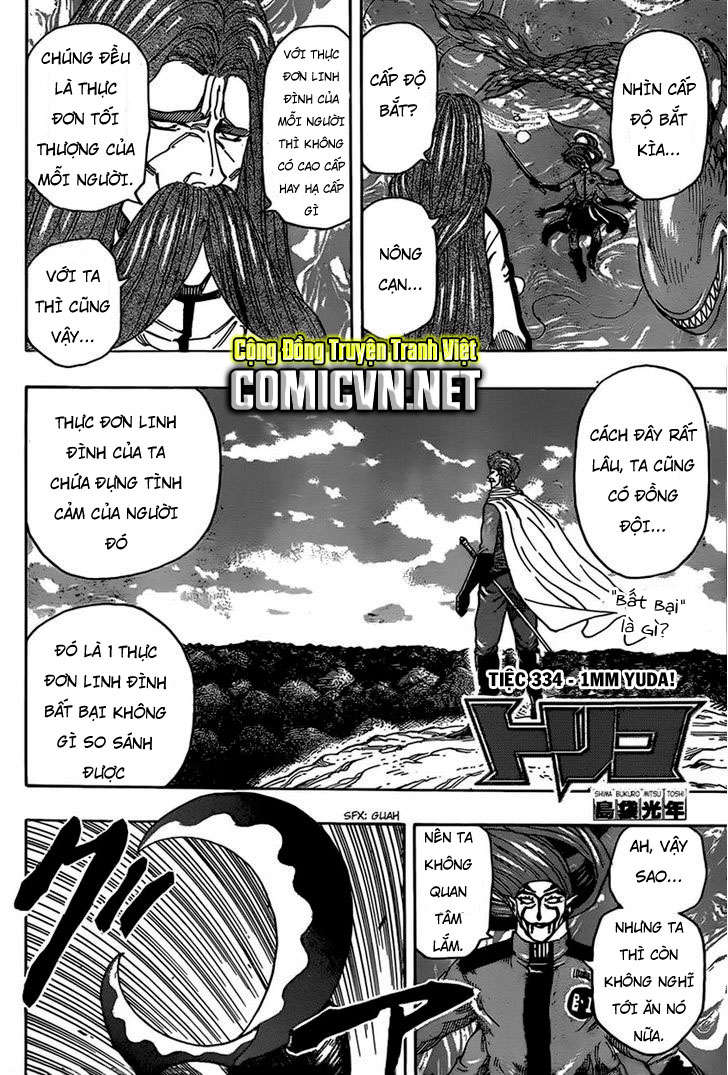 Toriko - Thợ Săn Ẩm Thực Chapter 334 - Next Chapter 335