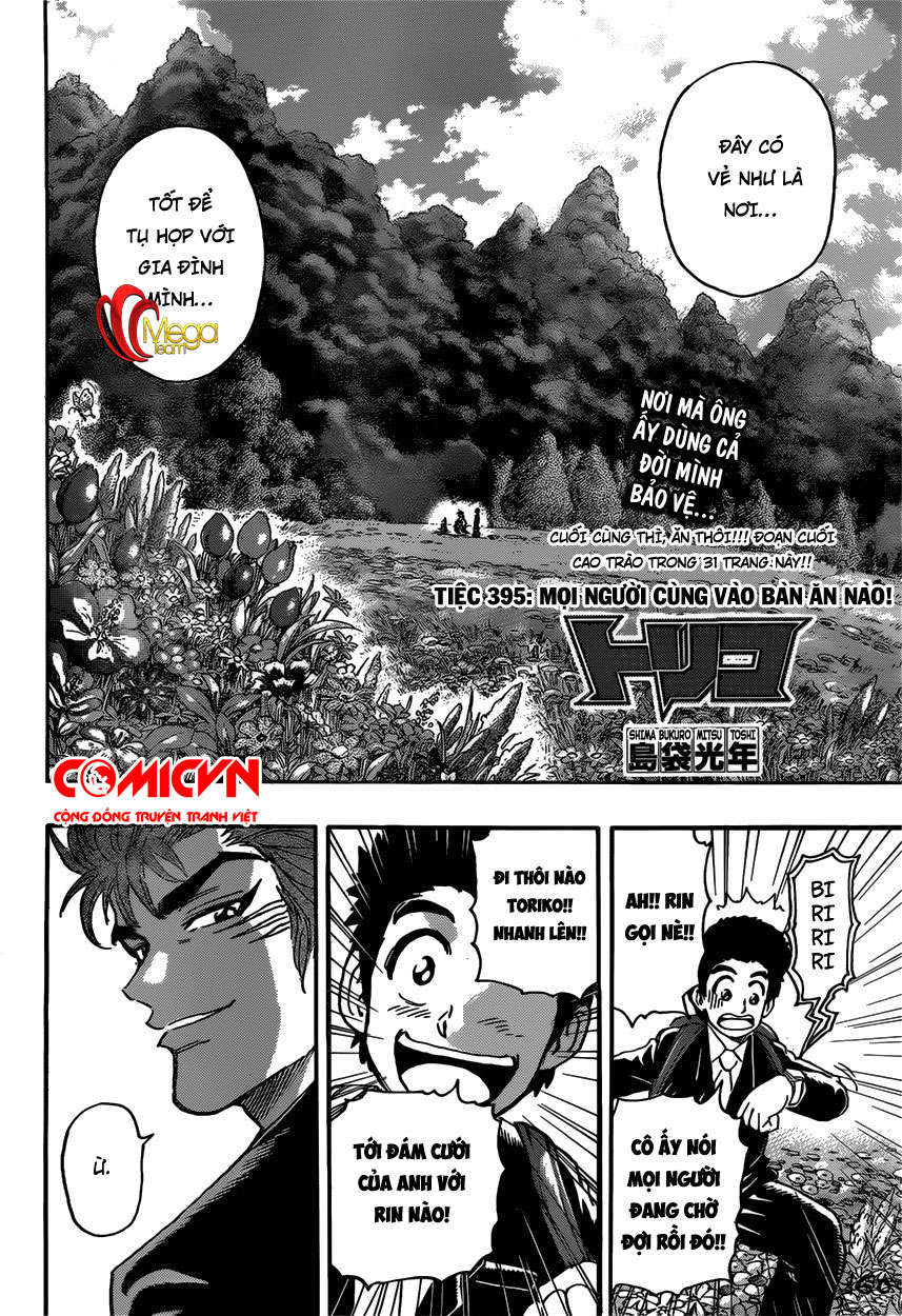 Toriko - Thợ Săn Ẩm Thực Chapter 395 - Next Chapter 396