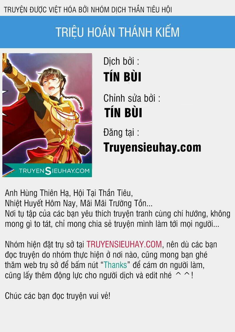 Triệu Hoán Thánh Kiếm Chapter 15 - Next Chapter 16