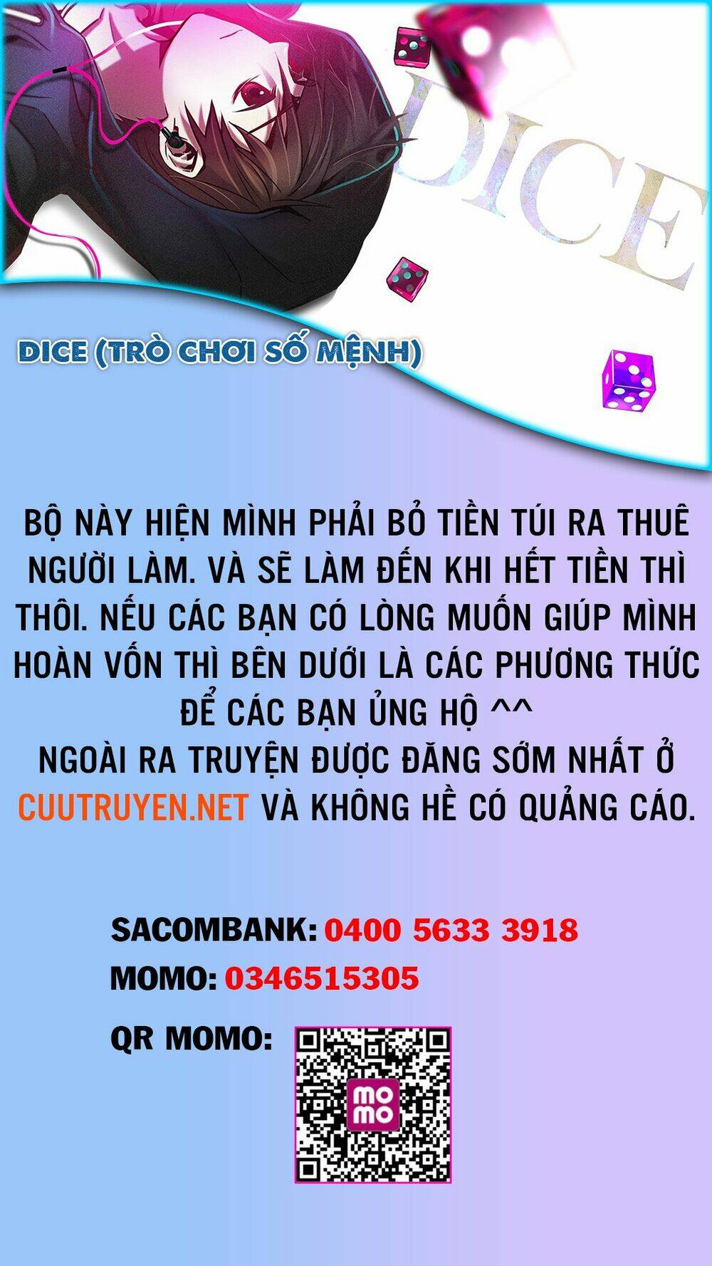 trò chơi số mệnh Chapter 307.1 - Trang 2