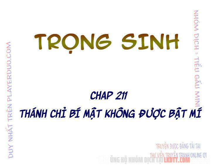 trọng sinh bá sủng nhiếp chính vương quá mạnh mẽ chapter 211 - Next chapter 212