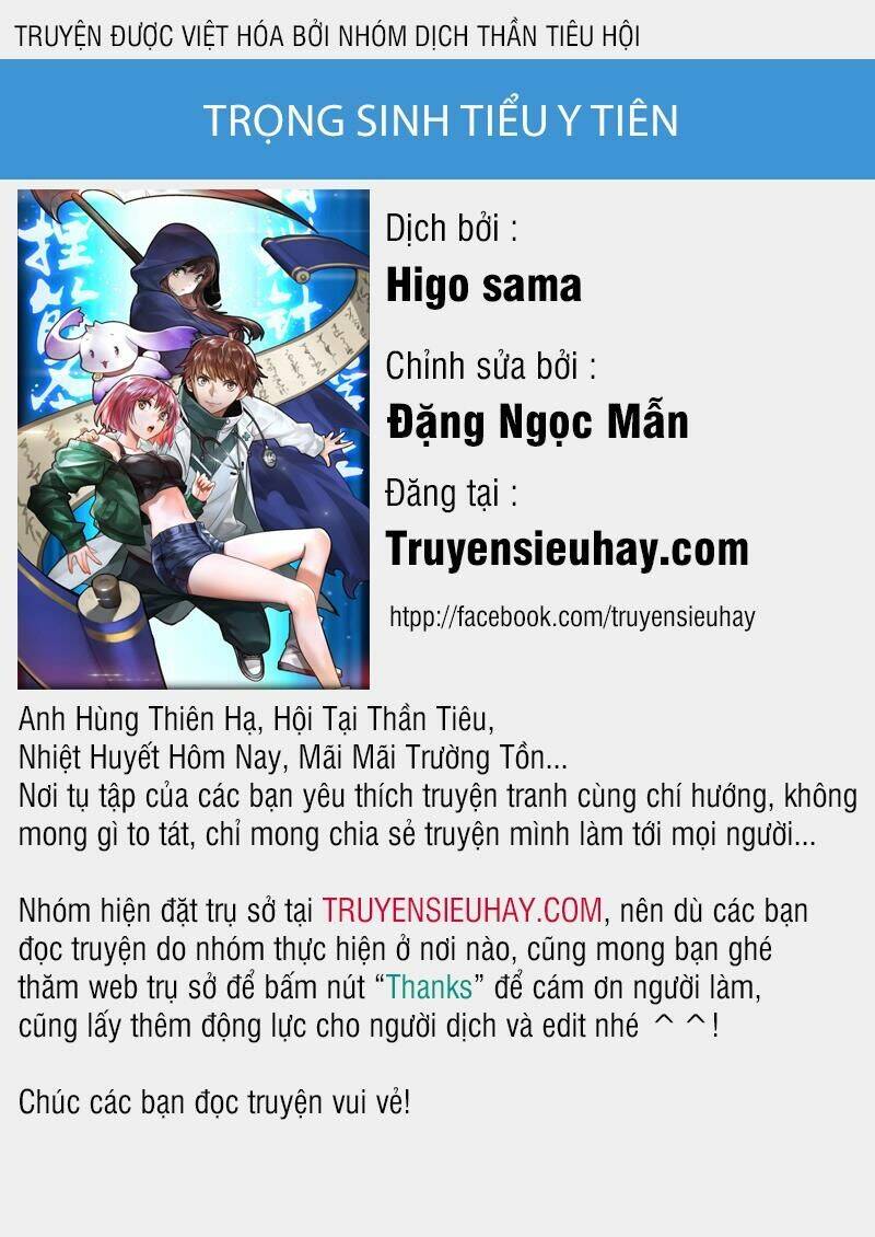 trọng sinh tiểu y tiên chapter 1 - Trang 2