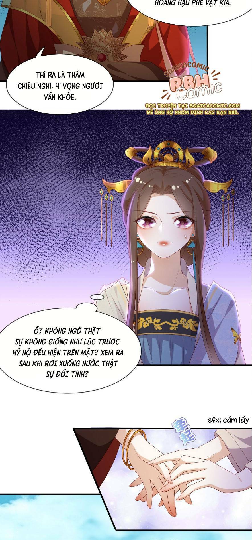 trọng sinh trở thành hoàng hậu độc ác của kẻ thù chapter 7 - Trang 2