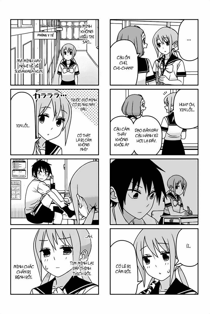 tsurezure children manga chapter 45: bị sốt (sugawara/takano) - Trang 2