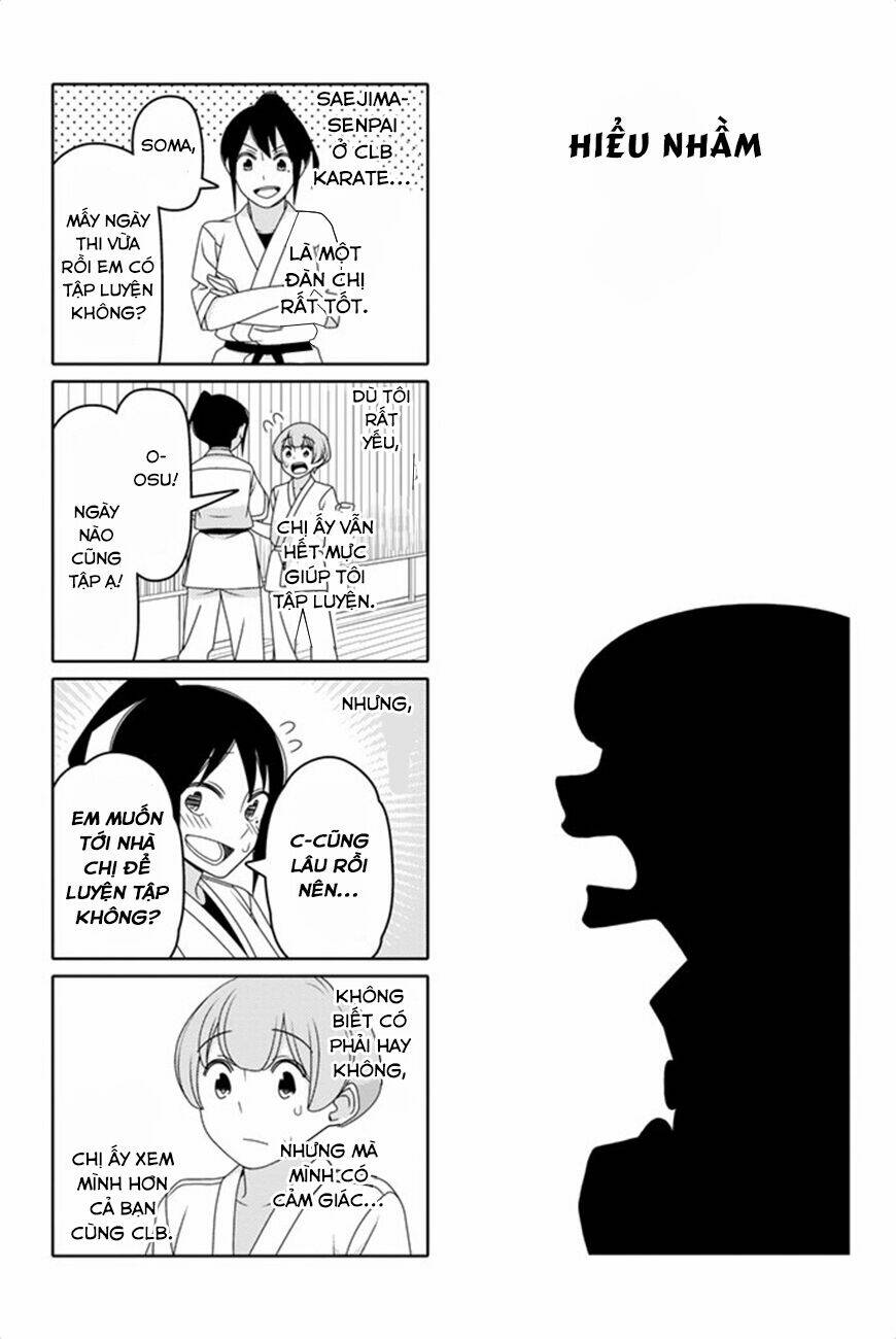 tsurezure children manga chapter 73: hiểu nhầm (souma/saejima) - Trang 2