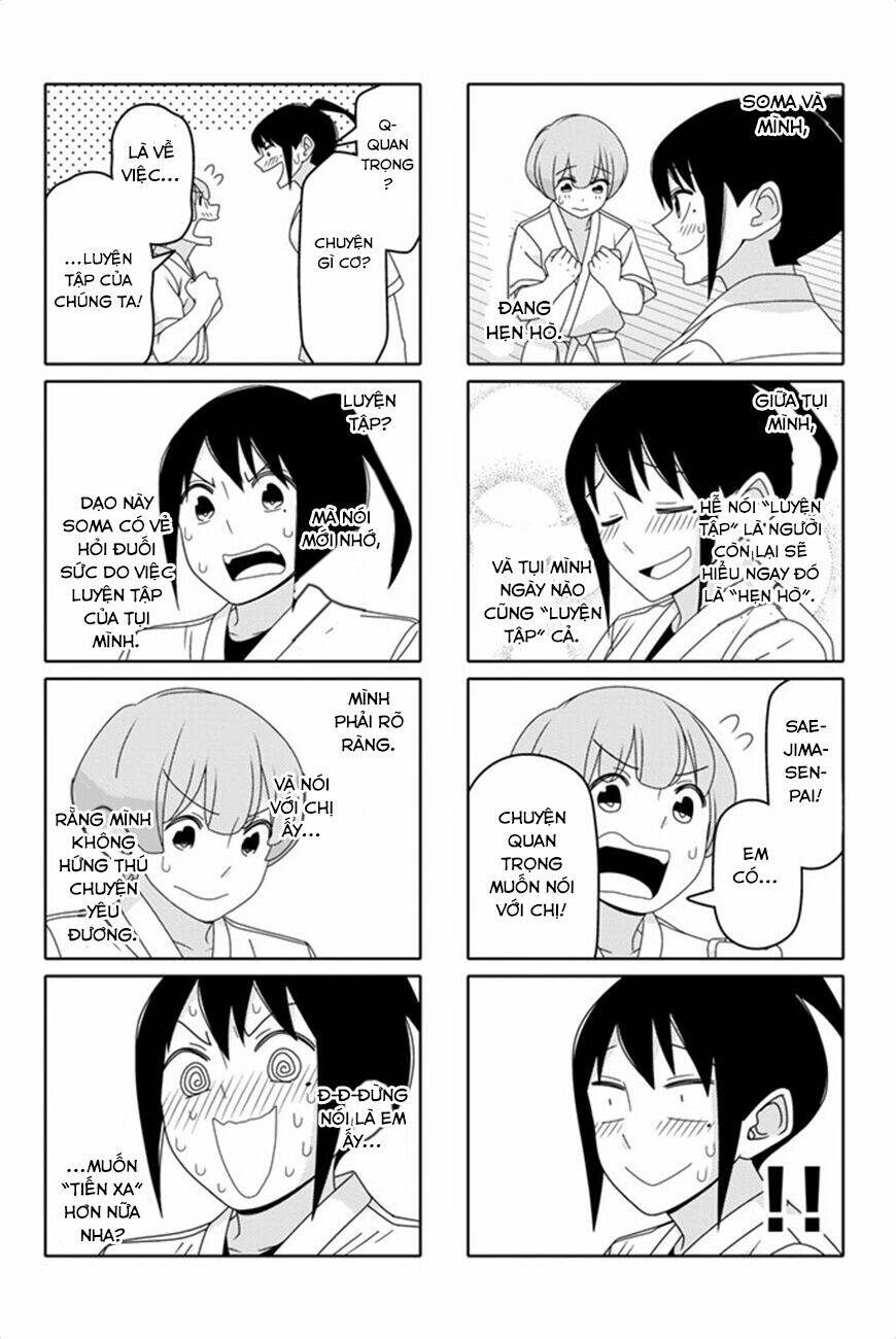 tsurezure children manga chapter 73: hiểu nhầm (souma/saejima) - Trang 2