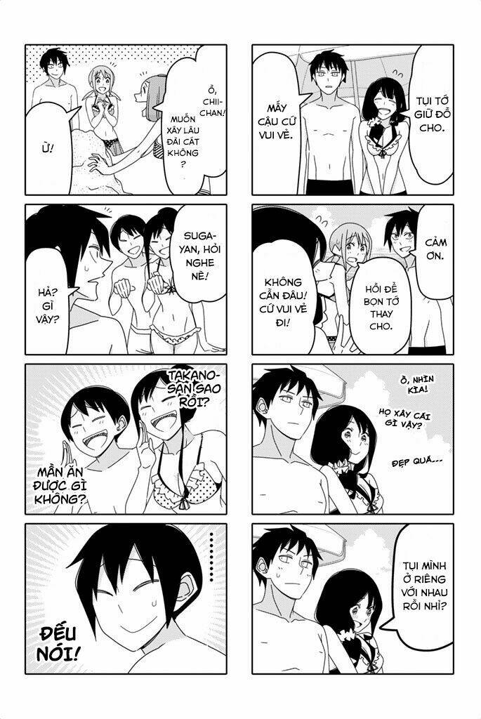 tsurezure children manga chapter 93: biển (phần 4) - Trang 2