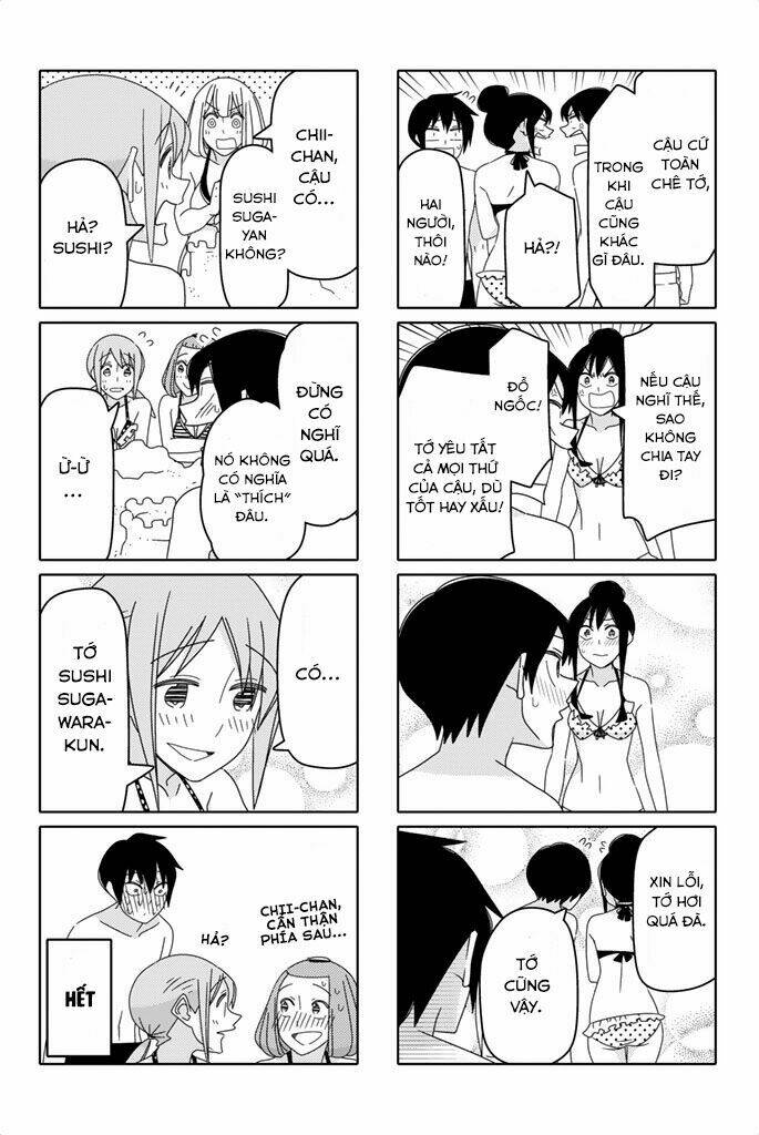 tsurezure children manga chapter 93: biển (phần 4) - Trang 2