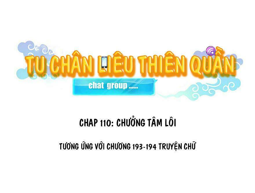 tu chân nói chuyện phiếm quần chapter 110 - Next chapter 111